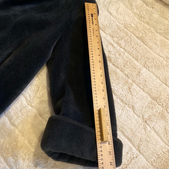 Vintage Faux Fur Velour Cropped Lined Jacket Sz M - Picture 6 of 14